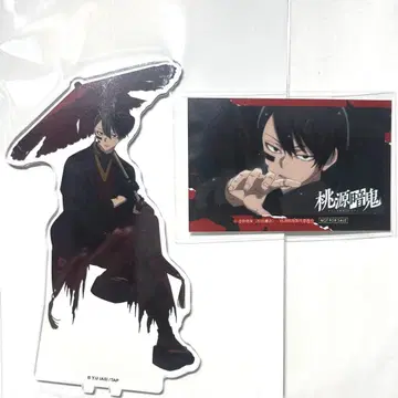 도겐안키 애니메이트 카페 무타노 무진 아크릴 스탠드 & 포토 카드