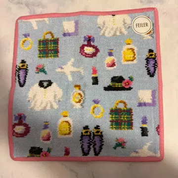 페일러 FEILER 이세탄 하네다공항 손수건 페일 블루