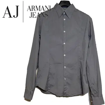 ARMANI JEANS 긴팔 셔츠 그레이