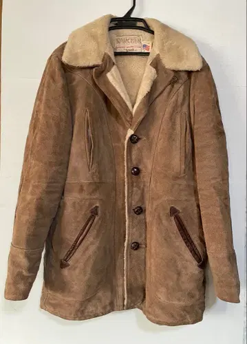 70s Schott RANCHER 샷 런처 스웨이드 보아 코트