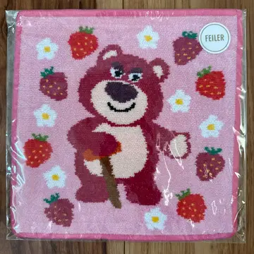 [ 미사용 새상품 ] 페이러 토이스토리 손수건 스트로베리 베어