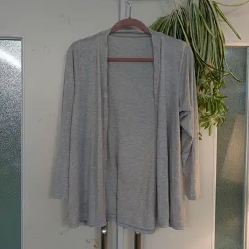 BS FINE 그레이 가디건 F 사이즈