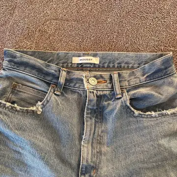 MOUSSY 스트레이트 데님 사이즈 26