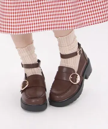 택 포함 미사용품 axes femme POETIQUE 버클 로퍼