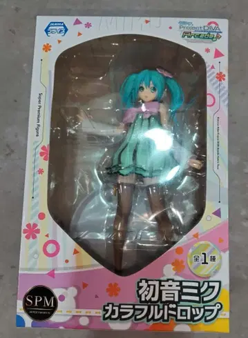 미개봉 새상품! 하츠네 미쿠 컬러풀 드롭 슈퍼 프리미엄 피규어 SEGA