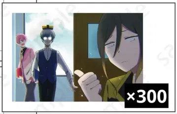 이레귤러즈 랜덤 폴라로이드풍 트레이딩 카드 블랙 칠판 지우개(300개)