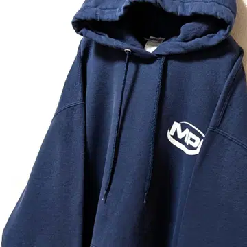 포트&컴퍼니 MPI 로고 후드 맨투맨 네이비 L 구제 의류