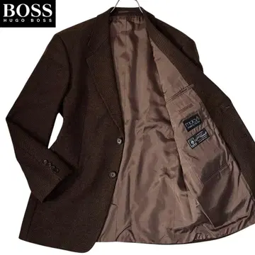 HUGO BOSS 트위드 테일러드 자켓 블레이저 빅 사이즈