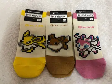 2019 포켓몬 이브이 도트 컬렉션 니피아 양말 삭스
