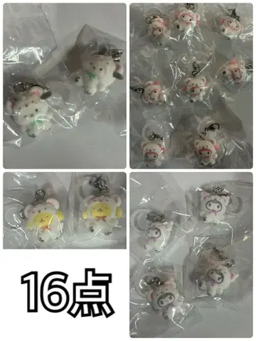 산리오 캐릭터즈 메지루시 액세서리 후와후와 스노우 가챠