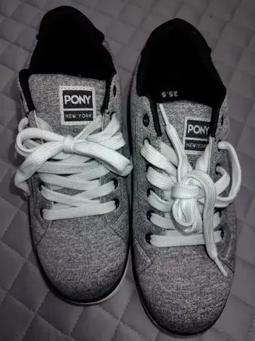 PONY 그레이 스니커즈 25.5cm