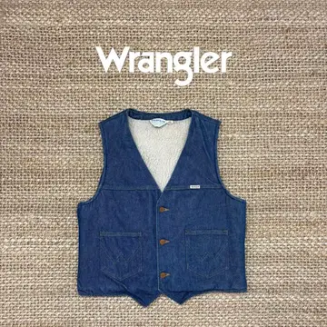 [ Wrangler ] 랭글러 데님 베스트 80년대 MADE IN USA