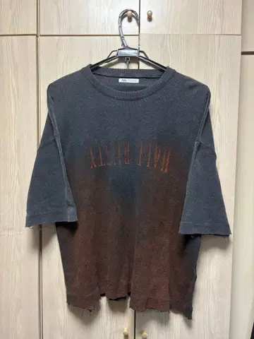 ZARA 그라데이션 빅 실루엣 T셔츠