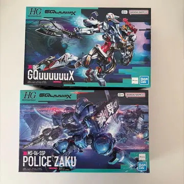 HG 1/144 GQuuuuuuX 지크 액스, 군경 자쿠, 2체 세트