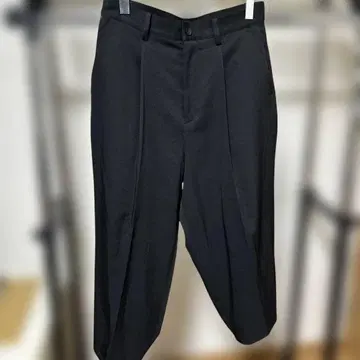 HARE 사루엘 와이드 팬츠 블랙 하레