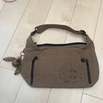 키플링 브라운 나일론 백 마스코트 포함