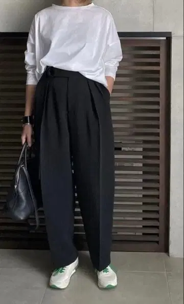 LOHEN 빅 D 슬래시 팬츠 36