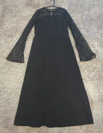 &NOSTALGIA 레이스 원피스 블랙