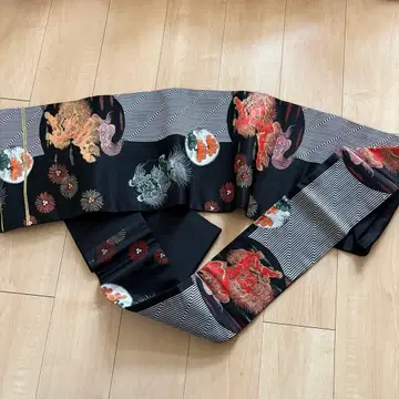 오비 블랙 오비 나고야 오비 기모노