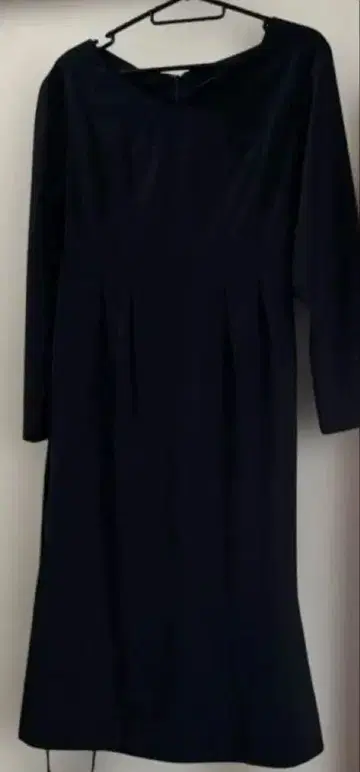 [ TOTALITA ] 블랙 긴팔 허리 리본 원피스 M 사이즈