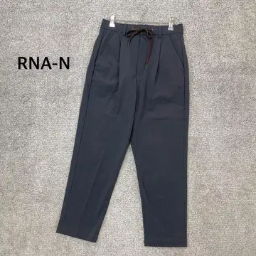 [ RNA-N ] R3713 나일론 카노코 이지 슬랙스 차콜 그레이