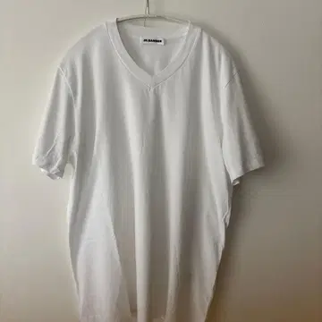 질샌더 화이트 티셔츠 L 사이즈