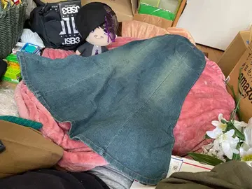 데님 롱 스커트