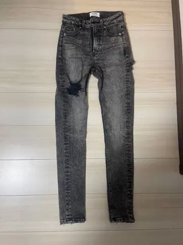 GYDA 스키니 데님 데미지