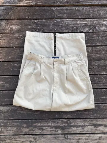 puritan 90s 치노 팬츠 베이지 TALON 지퍼 cityboy