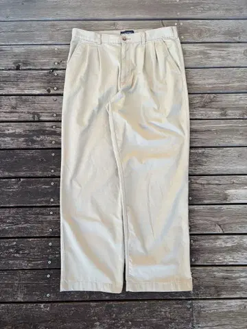 puritan 90s 치노 팬츠 베이지 TALON 지퍼 cityboy