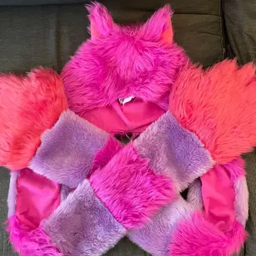 디즈니 체셔캣 머플러 팬캡