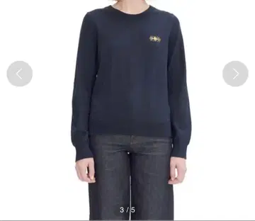 A.P.C. 스웨터, 긴팔 니트 네이비