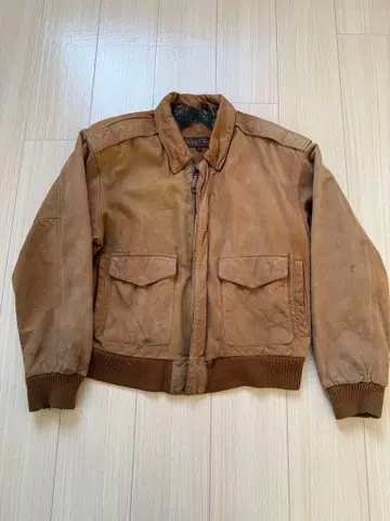 ROCK CREEK 가죽 자켓 브라운 베이지 구제 의류