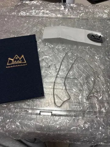 가격 인하 가능 SAAD 사드 팥 체인 목걸이 실버 925