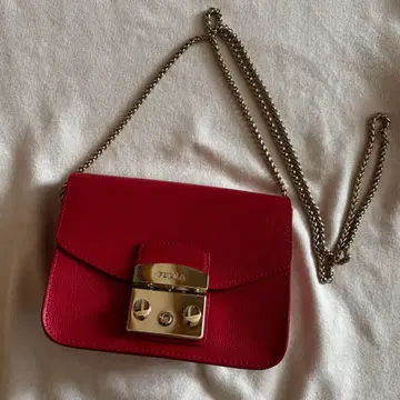 FURLA 레드 숄더백