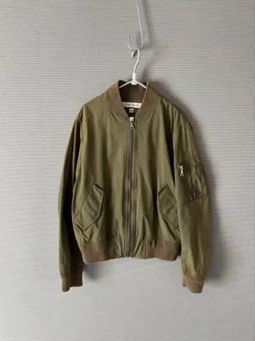 [ 새상품급 ] DRESSTERIOR 카키 블루종 38