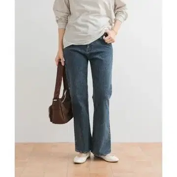 어반 리서치 도어스 스트레치 플레어 데님 팬츠 S 인디고