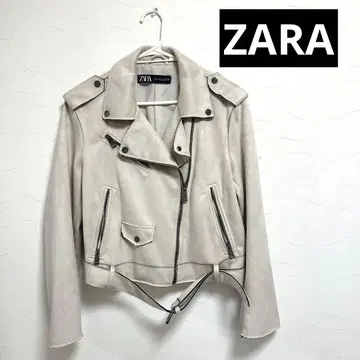 새상품급 ZARA 스웨이드풍 라이더 자켓