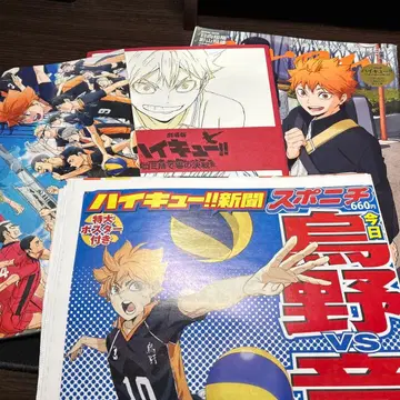 하이큐 쓰레기장의 결전 책자 등 4세트