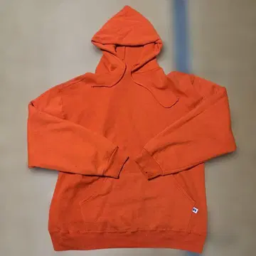 러셀 애슬레틱 오렌지 XL 사이즈 후드티 구제 의류