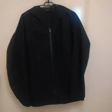 UNIQLO 블록 테크 후드티 3D 컷 XL 블랙