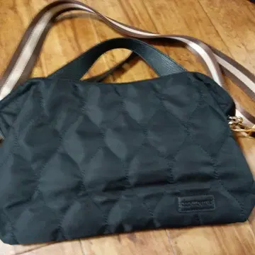 블랙 나일론 숄더백