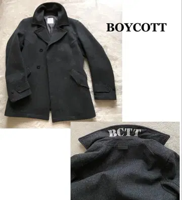 BOYCOTT 울 피코트 다크 그레이