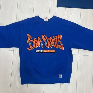 벤 데이비스 맨투맨 트레이닝복 S 파랑