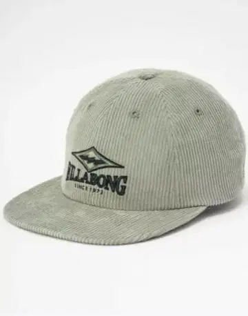 BILLABONG 카키 코듀로이 캡