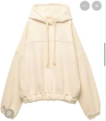 클레도나 요크 절개 후디 - ECRU / F