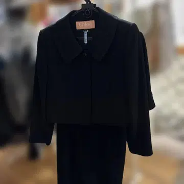 끌로에 블랙 원피스 수트 자켓 세트 7호