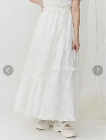 메리제니 flower 튤 개더 스커트