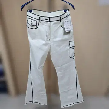 화이트 부츠컷 데님 13 사이즈