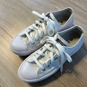 CONVERSE ALL STAR 통굽 화이트 스니커즈